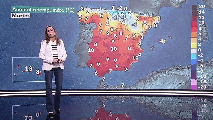 El tiempo - Las temperaturas descenderán en la mitad norte peninsular y mitad este de Canarias