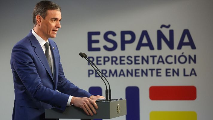 Informativo 24h - Sánchez, sobre el reconocimiento de Palestina:  "Estamos hablando con otros países para dar ese paso conjuntamente"