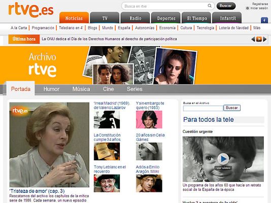 RTVE responde - El archivo de TVE en RTVE.es