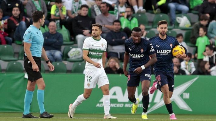 Resúmenes de LaLiga - Elche - Sporting: resumen del partido, 36ª jornada | Segunda