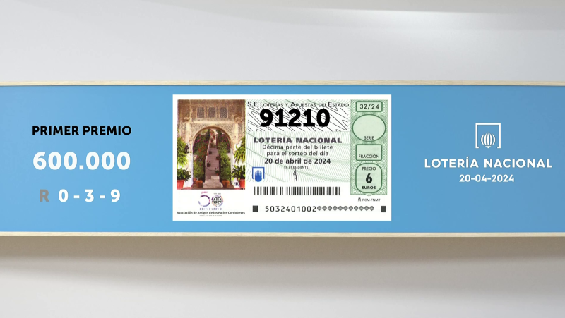 Sorteo de la Lotería Nacional del 20/04/2024 - Ver ahora