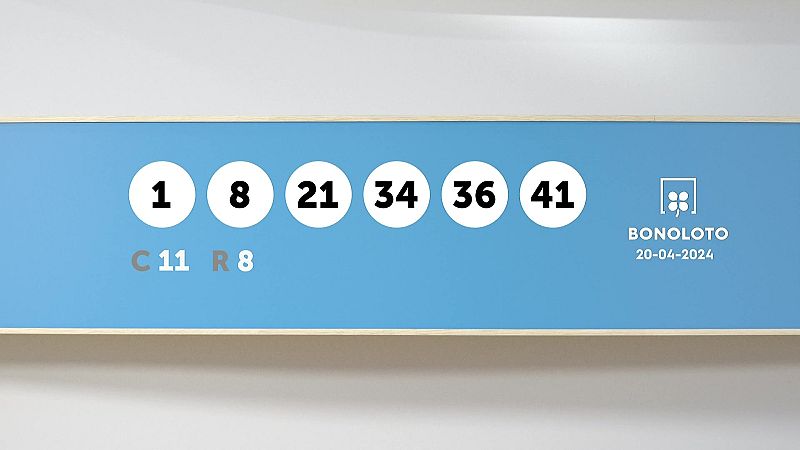 Sorteo de la Lotería Bonoloto del 20/04/2024 - Ver ahora