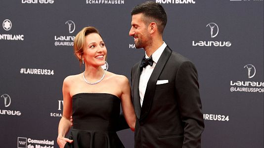 Djokovic, premio al mejor deportista: "Estoy muy feliz de volver a ver a Rafa jugar"
