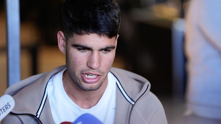 Madrid Open de Tenis - Alcaraz sobre la pista Manolo Santana: "Probablemente sea una pista talismán"