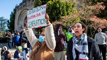 Las protestas propalestinas se extienden por las universidades de EE.UU. y dejan decenas de detenidos