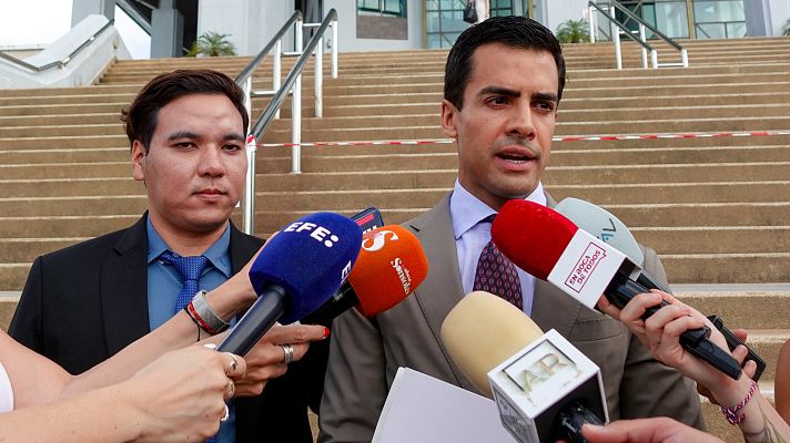 Telediario 1 - Caso Daniel Sancho: la familia de Edwin Arrieta pide una indemnización de 410.000 euros