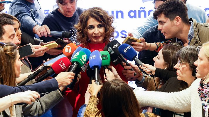 Telediario 2 - El PSOE llama a la movilización para apoyar a Sánchez: "Se han traspasado todos los límites"