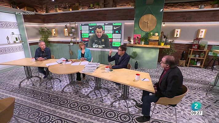 Cafè d'idees - 'Las largas sombras', campanya 12-M i Xavi es queda al Barça