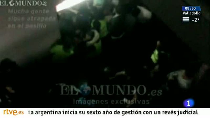 Imágenes de la avalancha del Madrid Arena