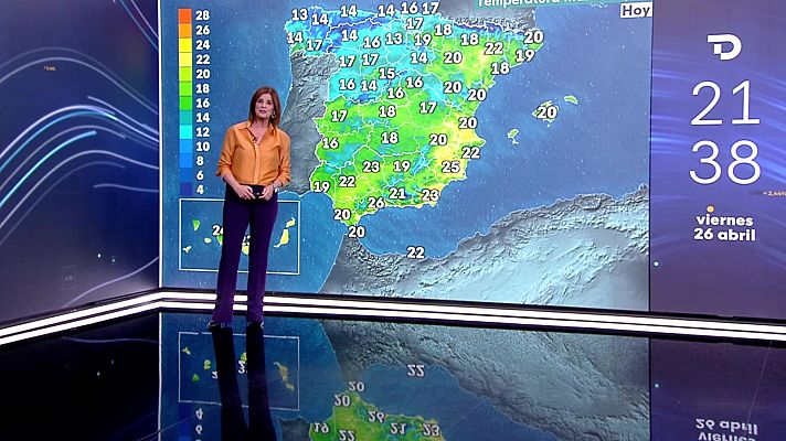 El tiempo - Precipitaciones con acumulados significativos en Pirineos al final del día