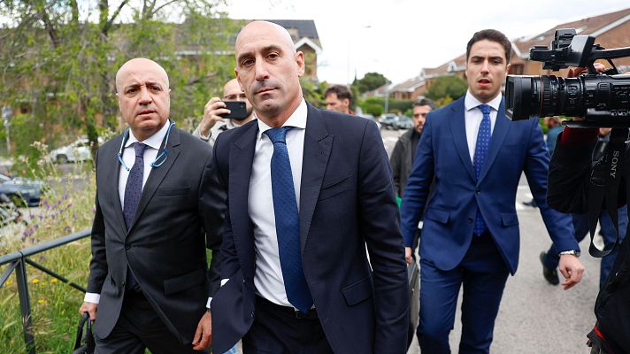 Telediario 1 - Luis Rubiales defiende su gestión de la RFEF ante la jueza
