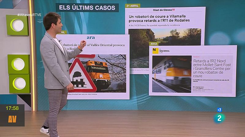 Caos a Rodalies: robatori de coure, retards reiterats... | L'altaveu - L'altaveu | Veure