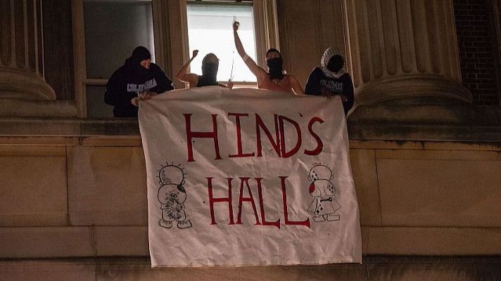 Telediario Internacional - Columbia fija ultimátum para desalojar el campus: se extienden las protestas propalestinas en EE.UU.
