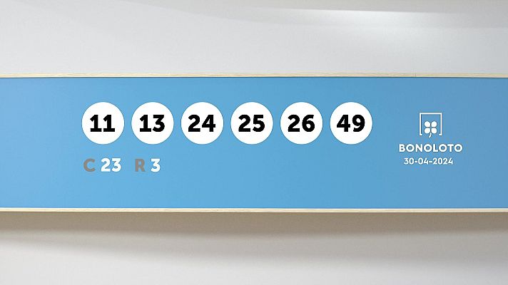 SELAE - Sorteo de la Lotería Bonoloto y Euromillones del 30/04/2024