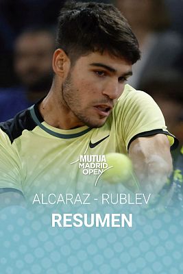 Tenis - Rublev - Alcaraz | Resumen del partido del Mutua Madrid Open