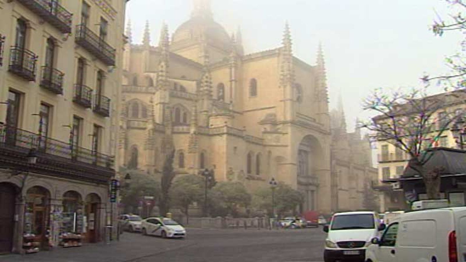Heladas en zonas del interior de la península