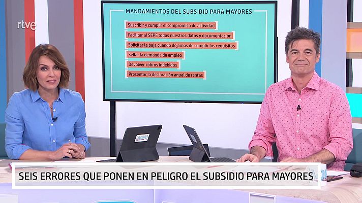 Aquí hay trabajo - Estas son tus obligaciones si cobras el subsidio para mayores de 52 años