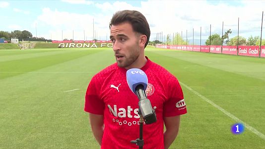 Eric Garca, a TVE: "La temporada del Girona ya es histrica; con Champions, ms todava"