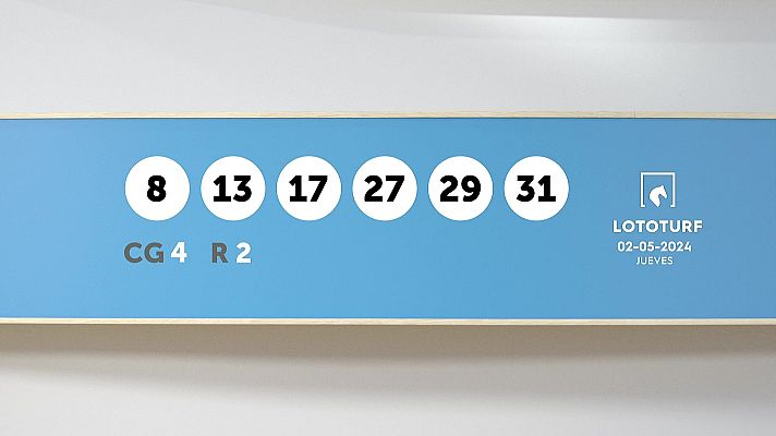 SELAE - Sorteo de Lotería Lototurf: 02/05/2024