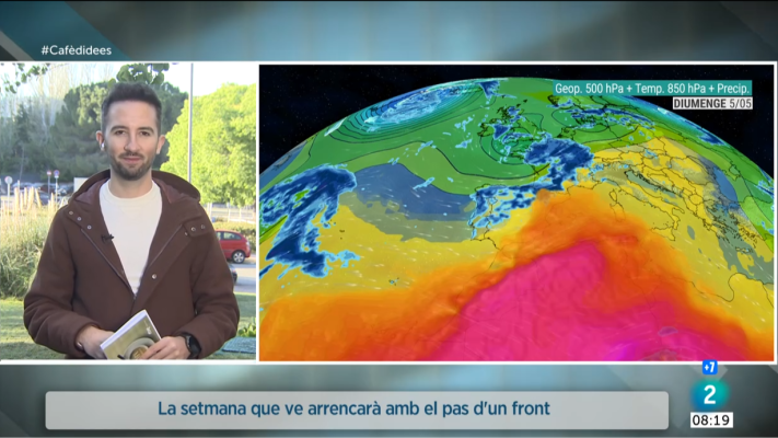 El temps - Cap de setmana de sol, caloreta,  nuvolades i ruixats de tarda