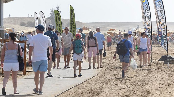 Informativo 24h - El turismo en España bate récord con 16 millones de visitantes extranjeros en el primer trimestre