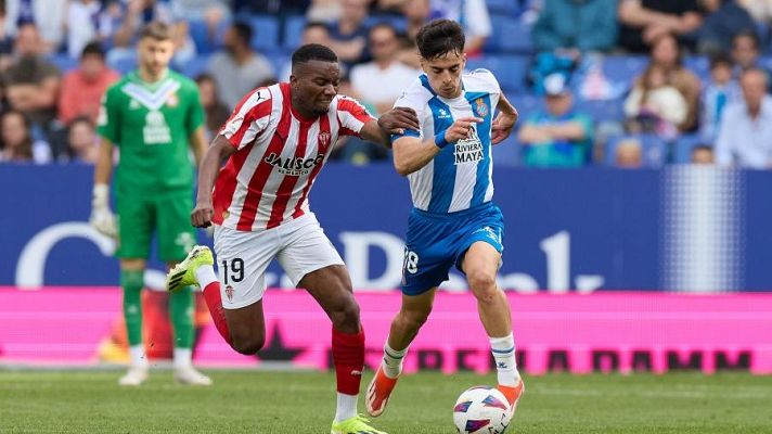 Resúmenes de LaLiga - Espanyol - Sporting: resumen del partido, 38ª jornada | Segunda