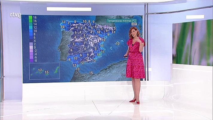 El tiempo - Precipitaciones persistentes en el oeste de Galicia