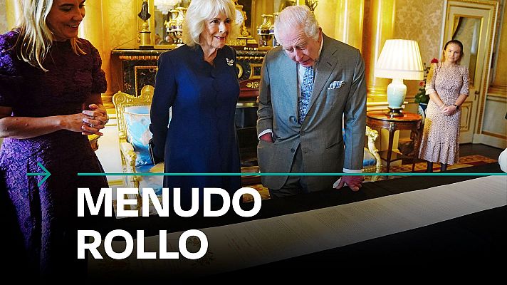 Modo Digital - Carlos III y Camila: más de 21 metros escritos a mano con todos los detalles de su coronación
