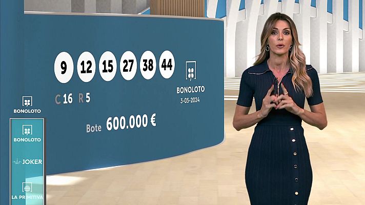 Loterías - Sorteo de la Bonoloto y Euromillones del 03/05/2024