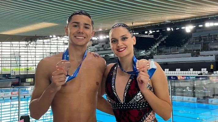 Natación - Jordi Cáceres y Judith Calvo, oro en París - Copa del Mundo