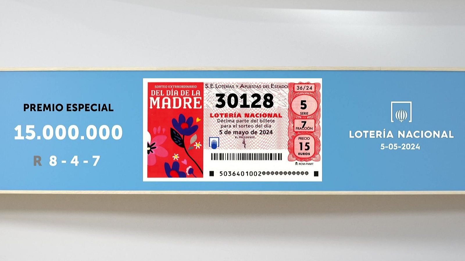 Sorteo de la Lotería Nacional del 05/05/2024 - Ver ahora