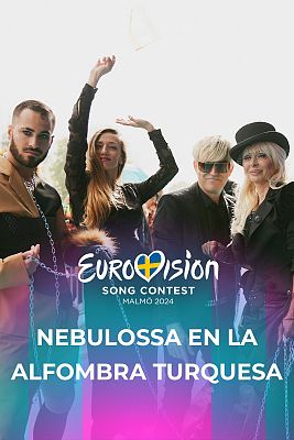 Eurovisión - Nebulossa en la Alfombra Turquesa de Eurovisión 2024