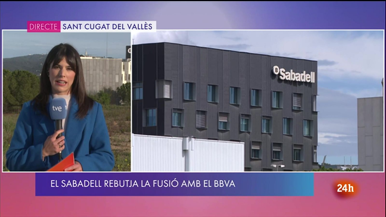 El Banc Sabadell rebutja la fusió amb el BBVA - El Vespre | Veure