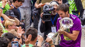 El Palma Futsal celebra por todo lo alto en Mallorca su segunda Champions consecutiva