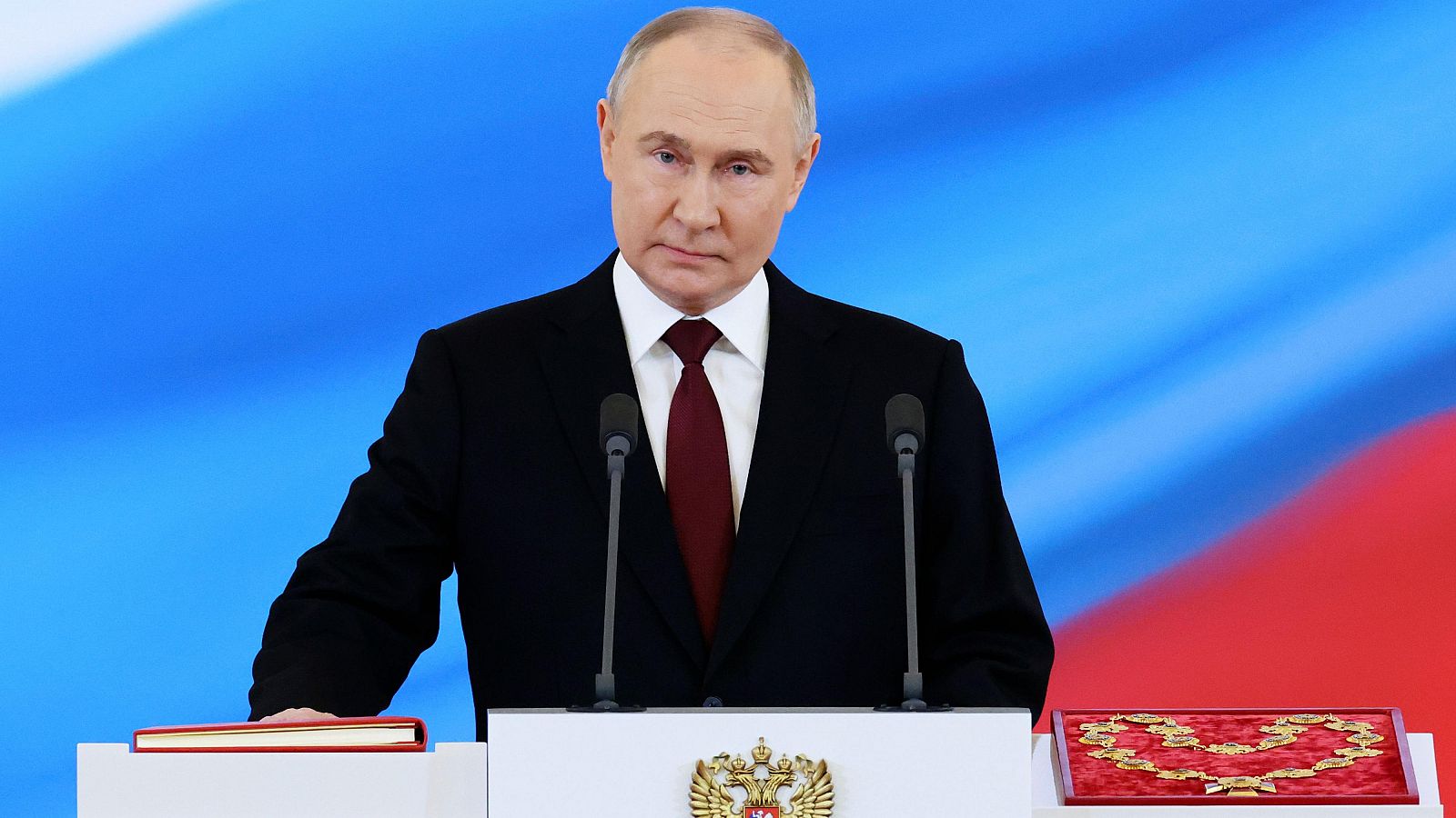 Putin es investido presidente de Rusia: "Somos un pueblo nico, juntos, venceremos"