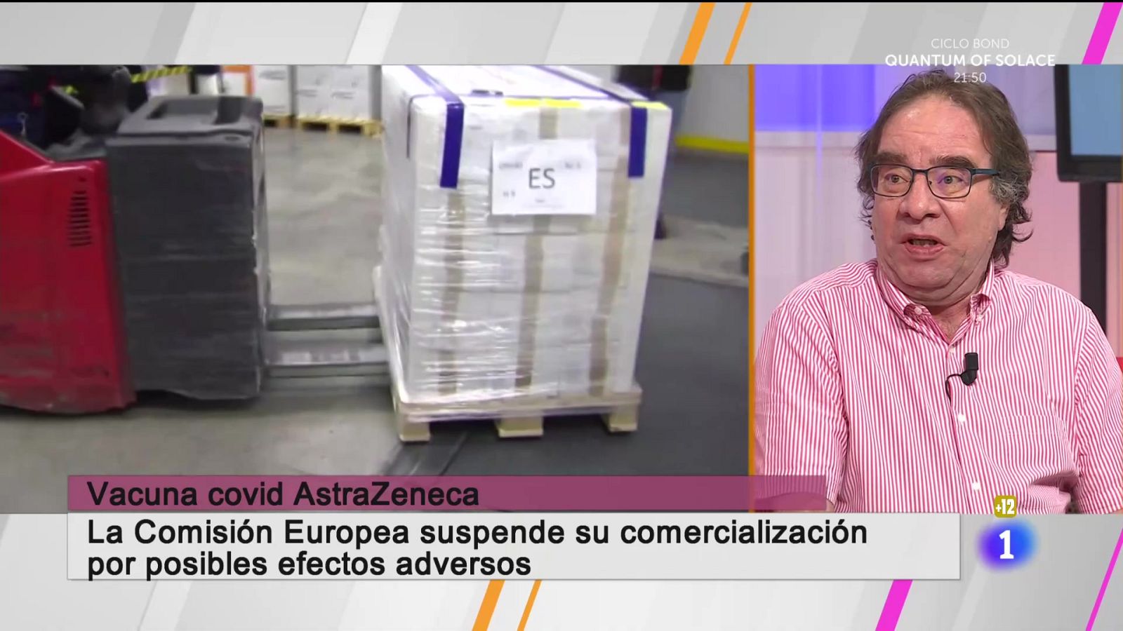 La UE suspende la comercialización de la vacuna covid de AstraZeneca.
