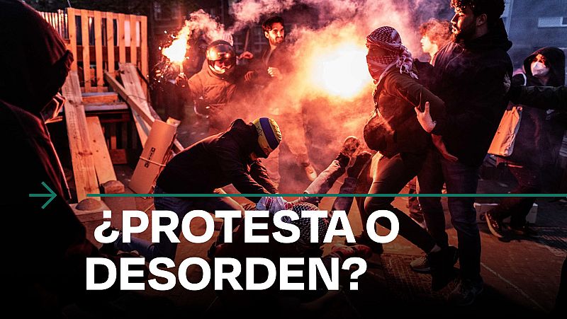 Universitarios europeos cabreados por la "criminalización" de las protestas propalestinas