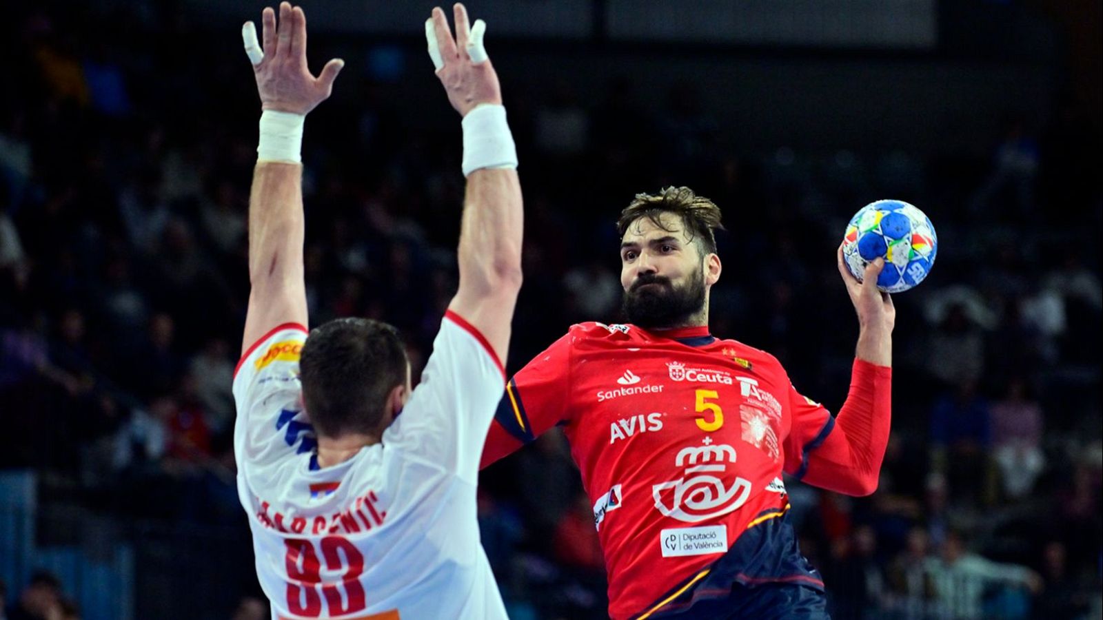 Los Hispanos buscan contra Serbia la clasificación para el Mundial | Ver