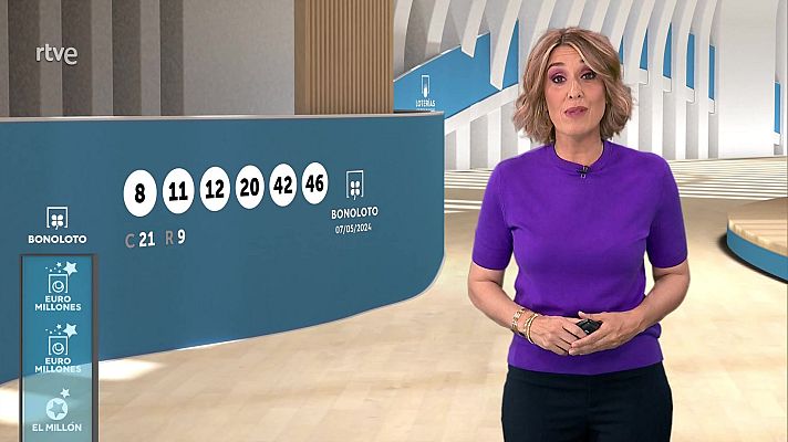 Loterías - Sorteo de la Bonoloto y Euromillones del 07/05/2024