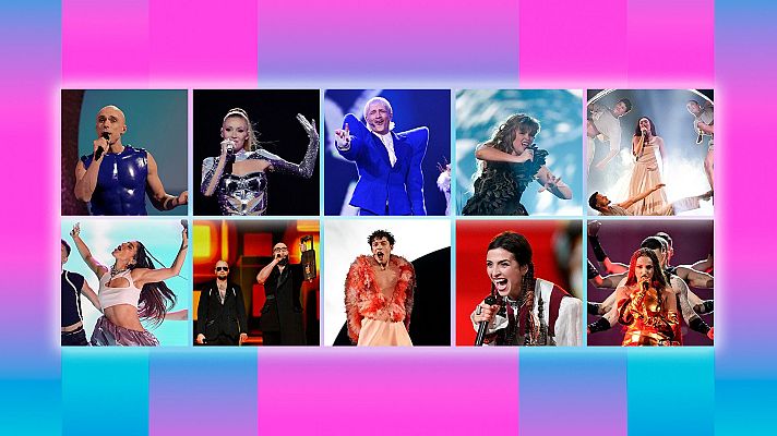 Eurovisión - Los 10 clasificados de la Segunda Semifinal