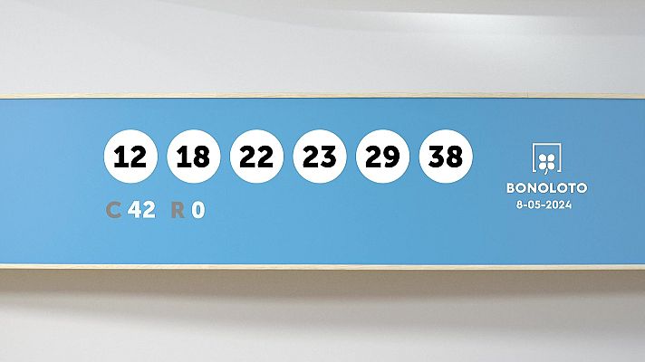 SELAE - Sorteo de la Lotería Bonoloto del 08/05/2024