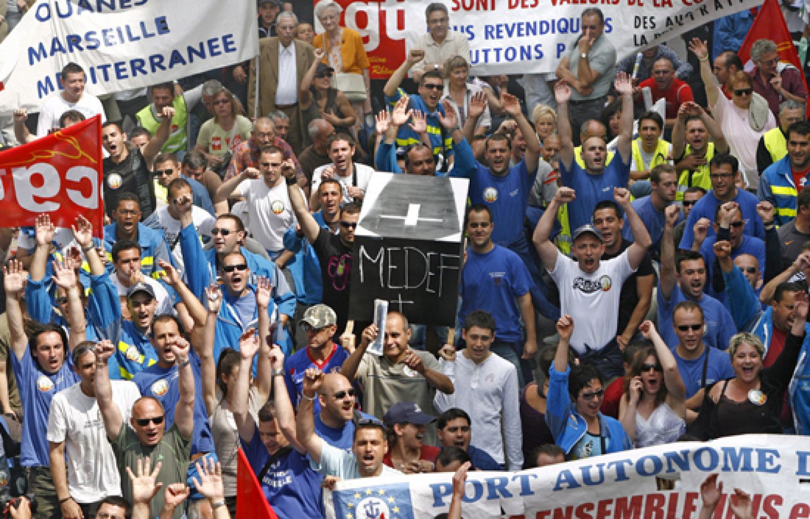 Movilizaciones en Francia contra las 'reformas' de Sarkozy