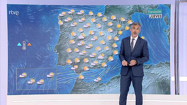 El tiempo - Intervalos de levante fuerte en el Estrecho y Alborán