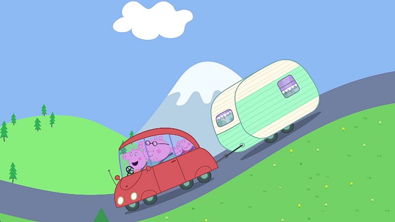 Caravan friends - Peppa Pig en inglés | Watch