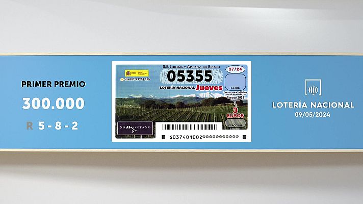 SELAE - Sorteo de la Lotería Nacional del 09/05/2024