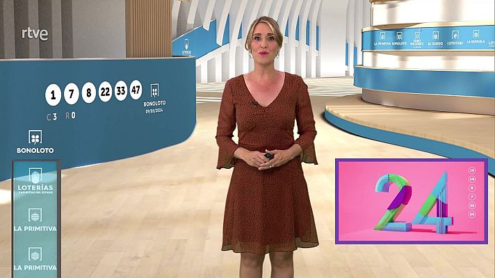 Loterías - Sorteo de la Lotería Nacional, Bonoloto, Primitiva y Jóker del 09/05/2024