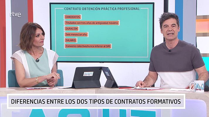 Aquí hay trabajo - Diferencias entre los dos tipos de contratos laborales formativos