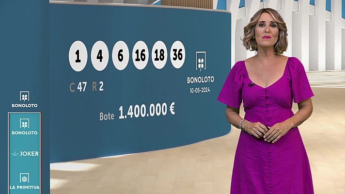 Loterías - Sorteo de la Bonoloto y Euromillones del 10/05/2024