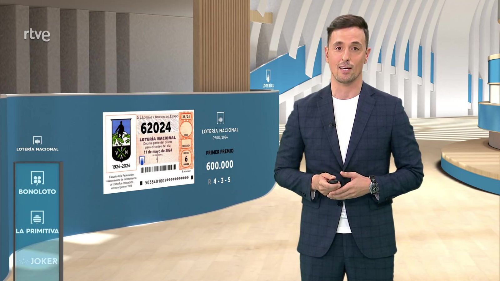 Sorteo de la Lotería Nacional del 11/05/2024 - ver ahora