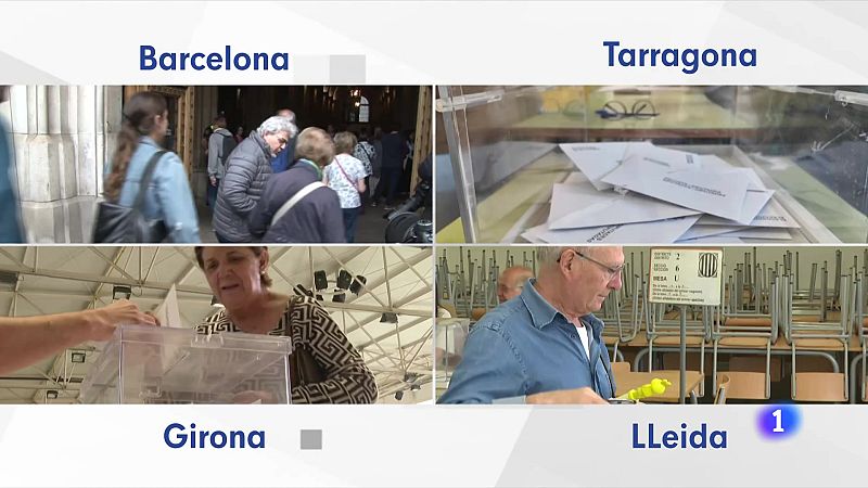 Normalitat en les primeres hores de votació als col·legis electorals - L'Informatiu | Veure